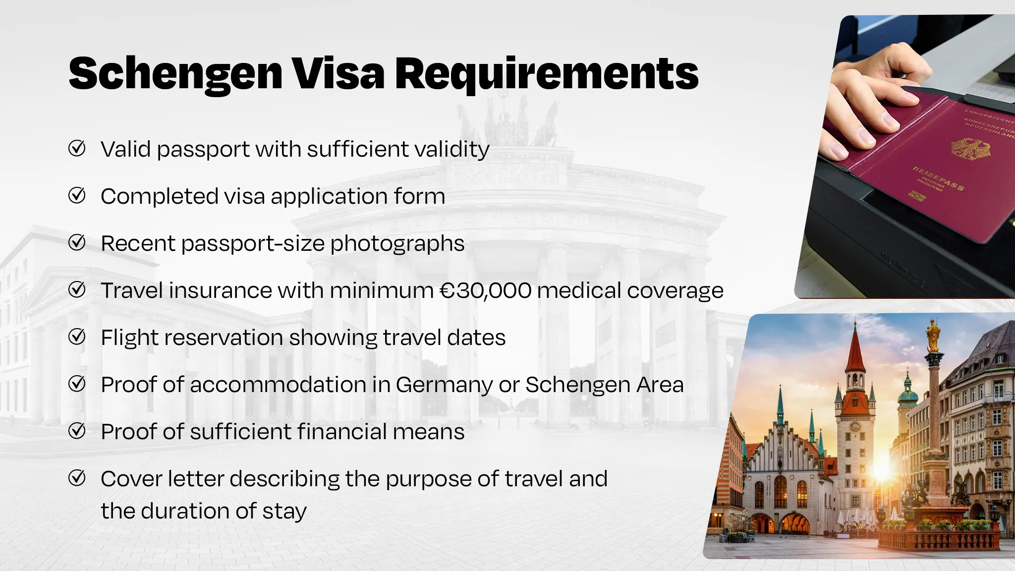 Schengen Visa Requirements